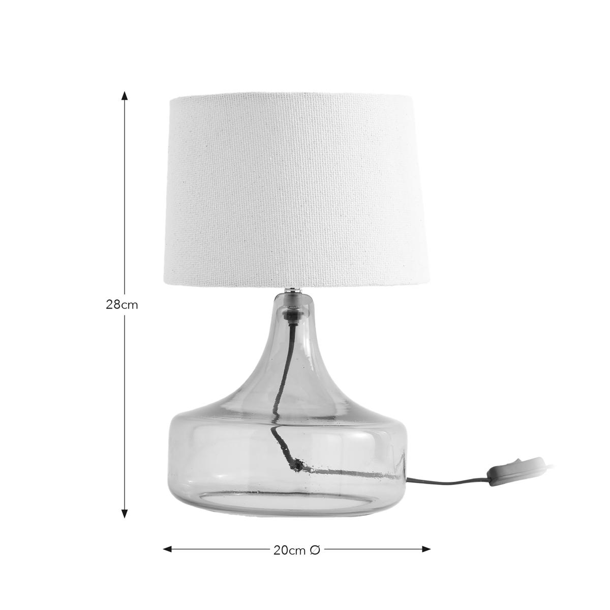 Kunal Glass Table Lamp Amber – image 6