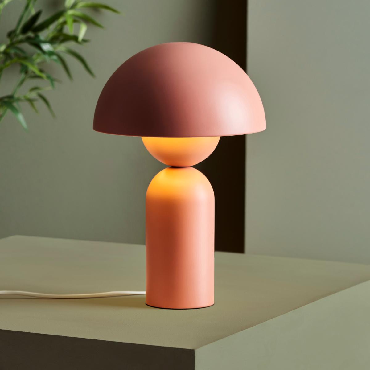 Elements Levi Table Lamp Pink – image 2
