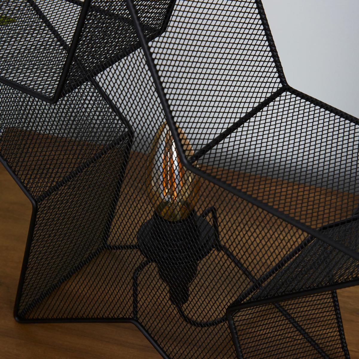 Saron Star Table And Easy Fit Wall Light Black – image 4