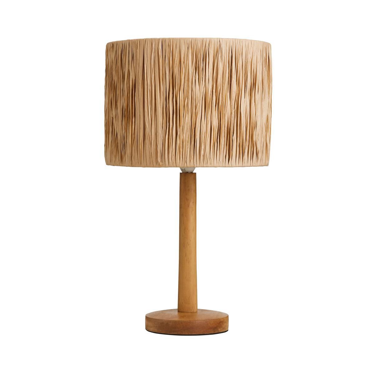 Ruolan Raffia Table Lamp Natural – image 3