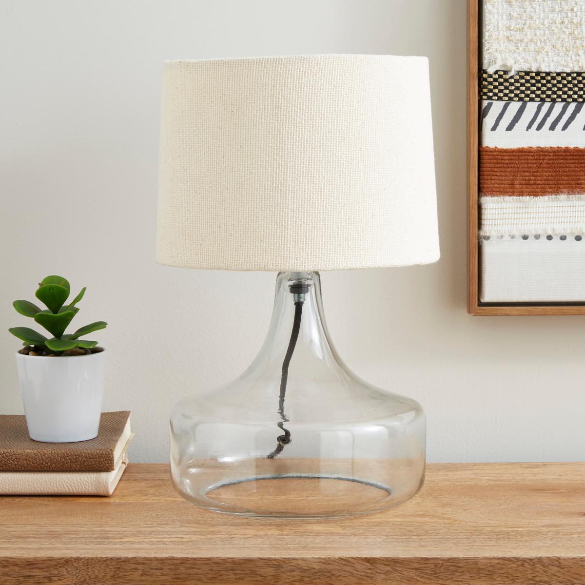 Kunal Glass Table Lamp Clear – image 2