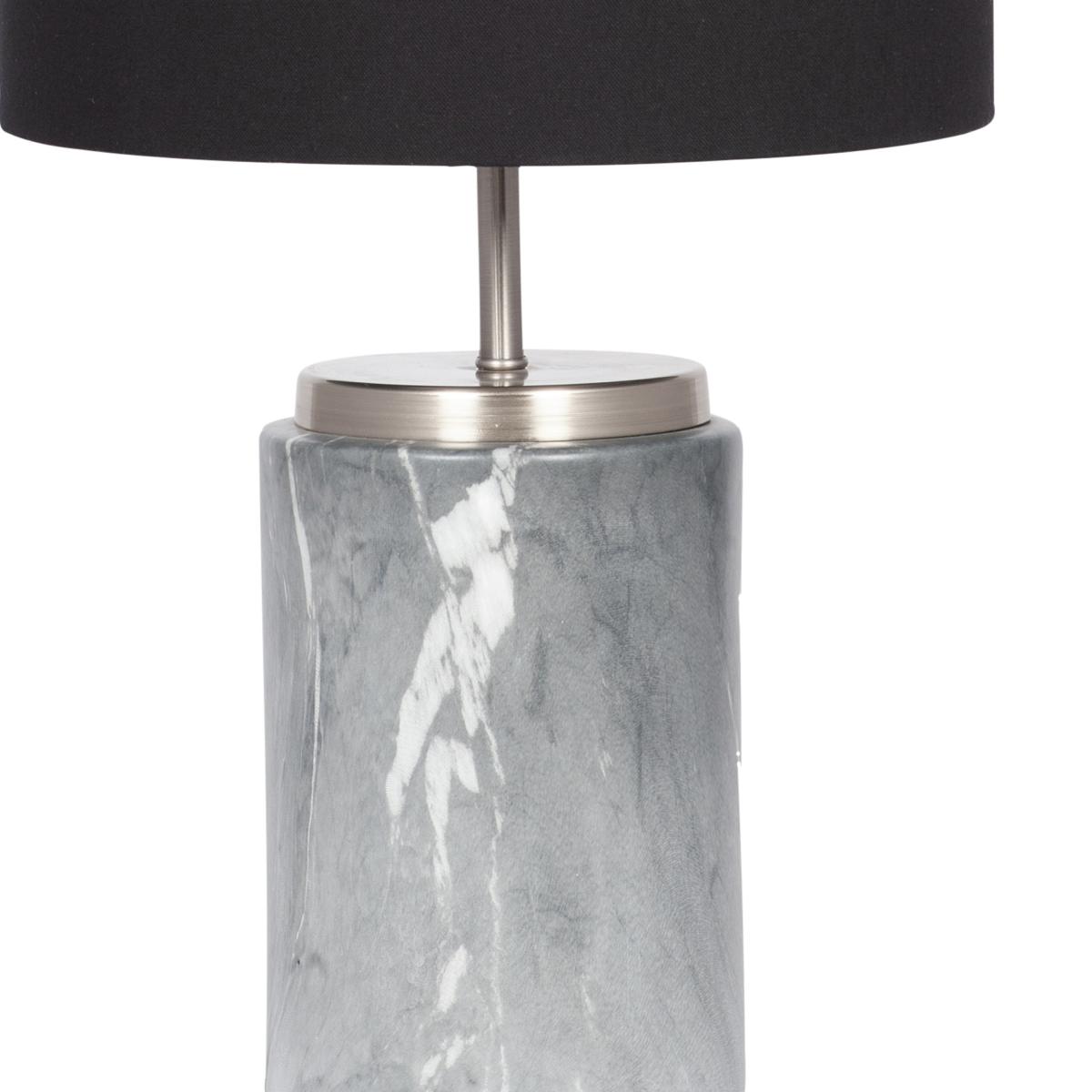 Carrara Grey Small Table Lamp Grey – image 4