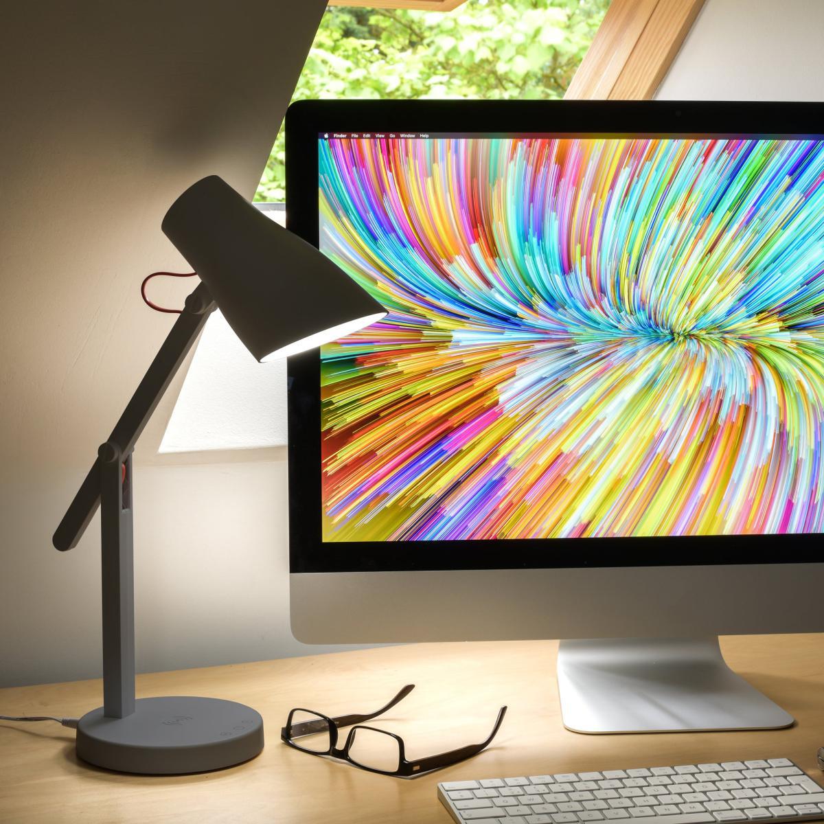 Koble Pixie Phone Charging Lamp Grey – image 3
