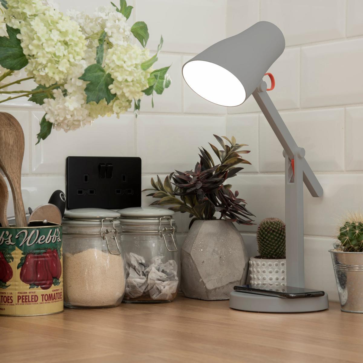 Koble Pixie Phone Charging Lamp Grey – image 4