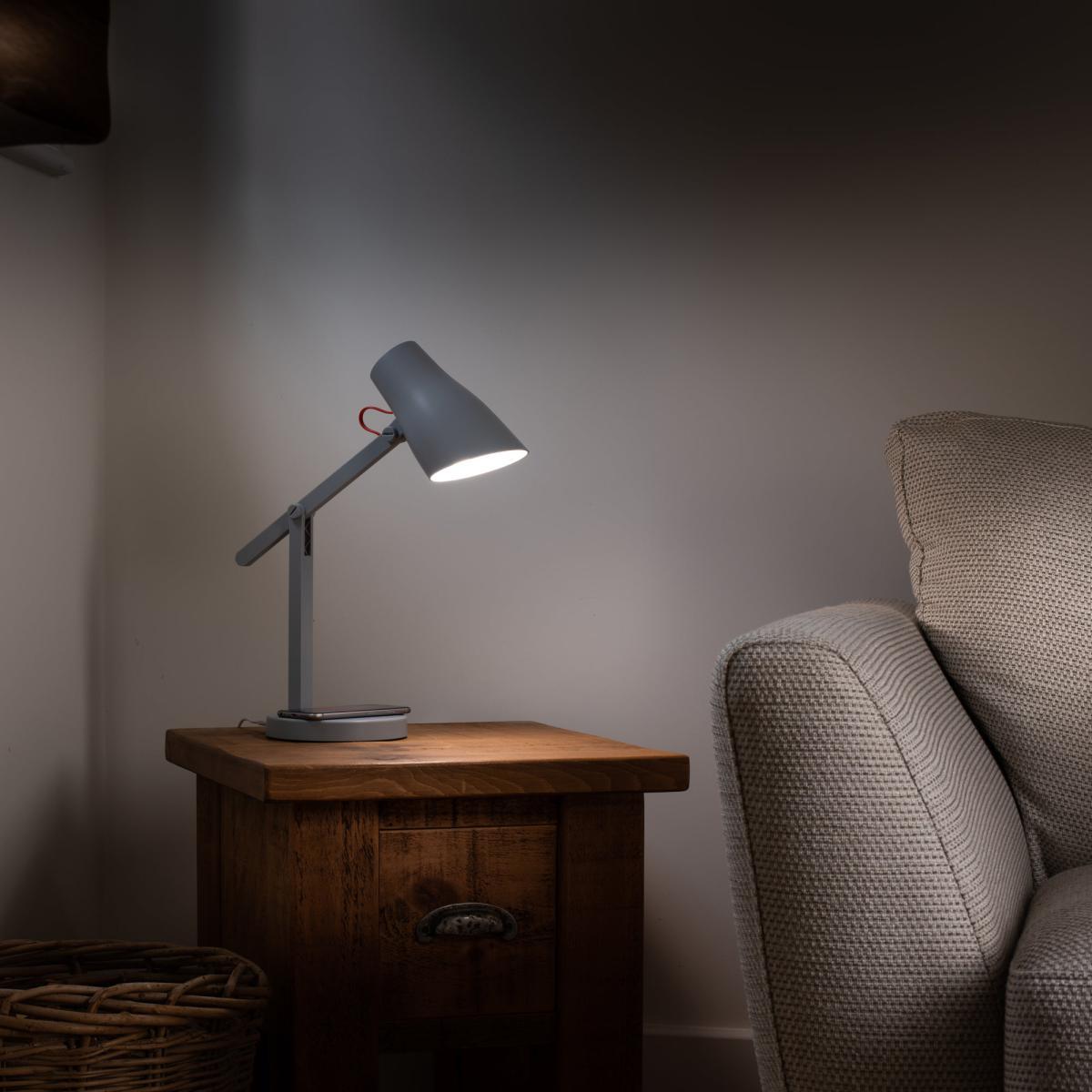 Koble Pixie Phone Charging Lamp Grey – image 5