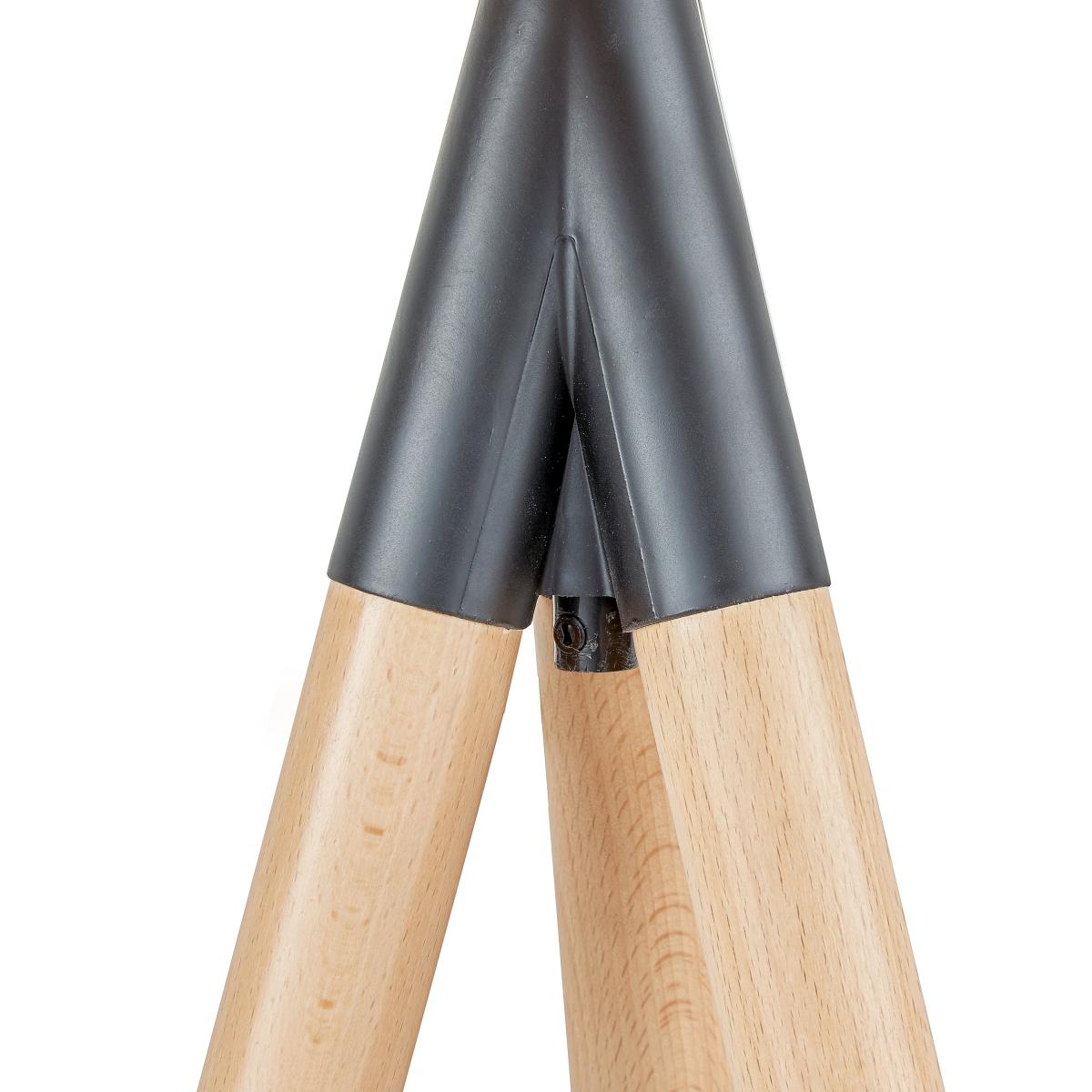 Rabanne Wooden Slat Tripod Table Lamp Brown – image 3