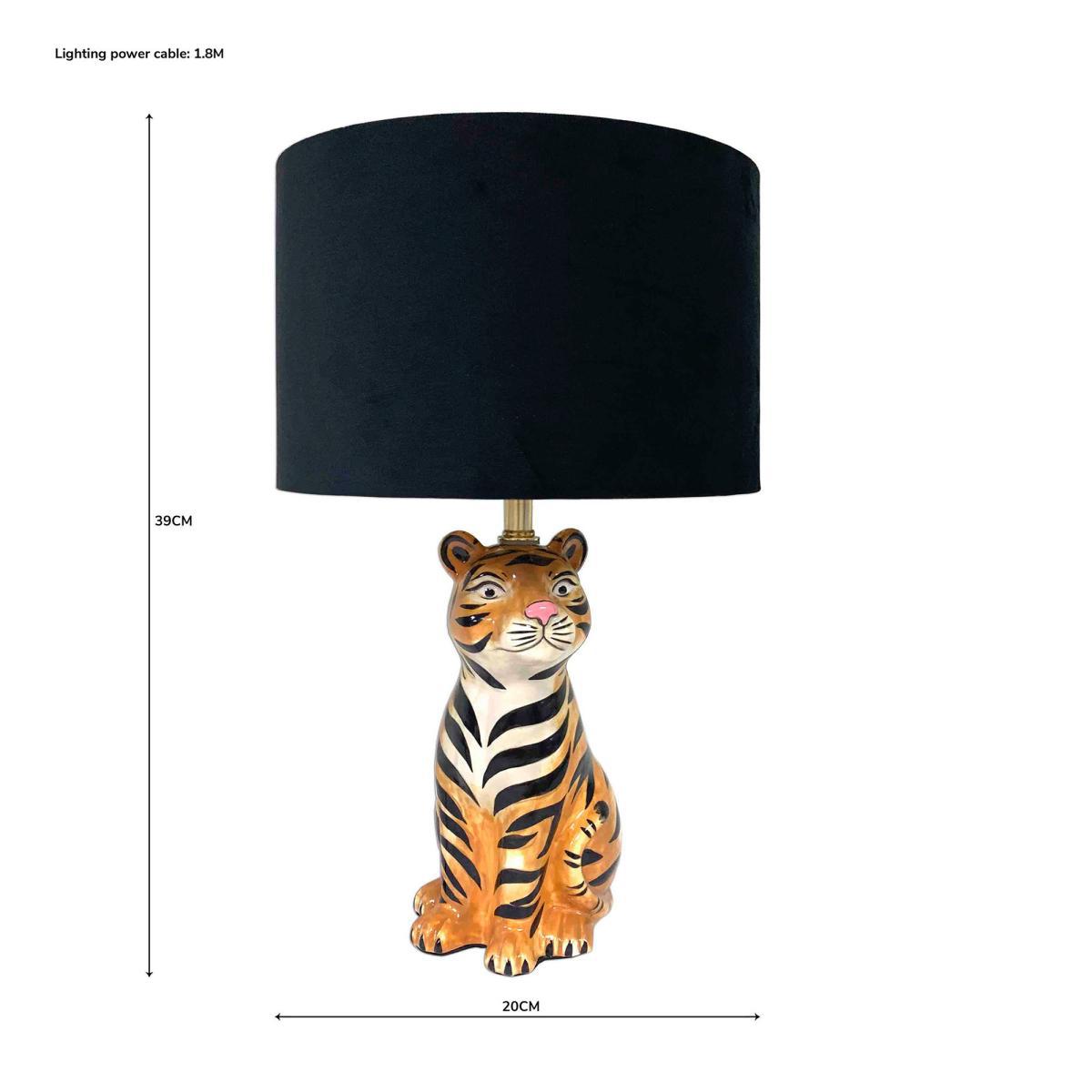 Tiger Table Lamp Black – image 5