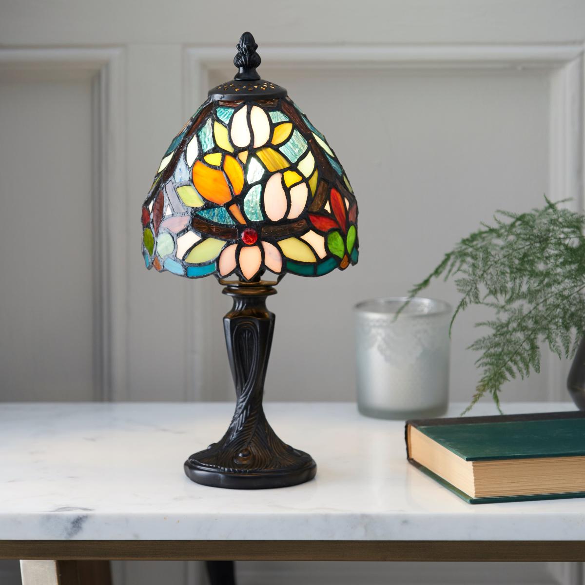 Vogue Flora Traditional Table Lamp MultiColoured – image 1