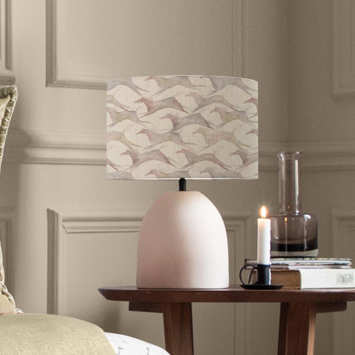 Larissa Table Lamp with Dakota Shade Dakota Mid Brown – image 1