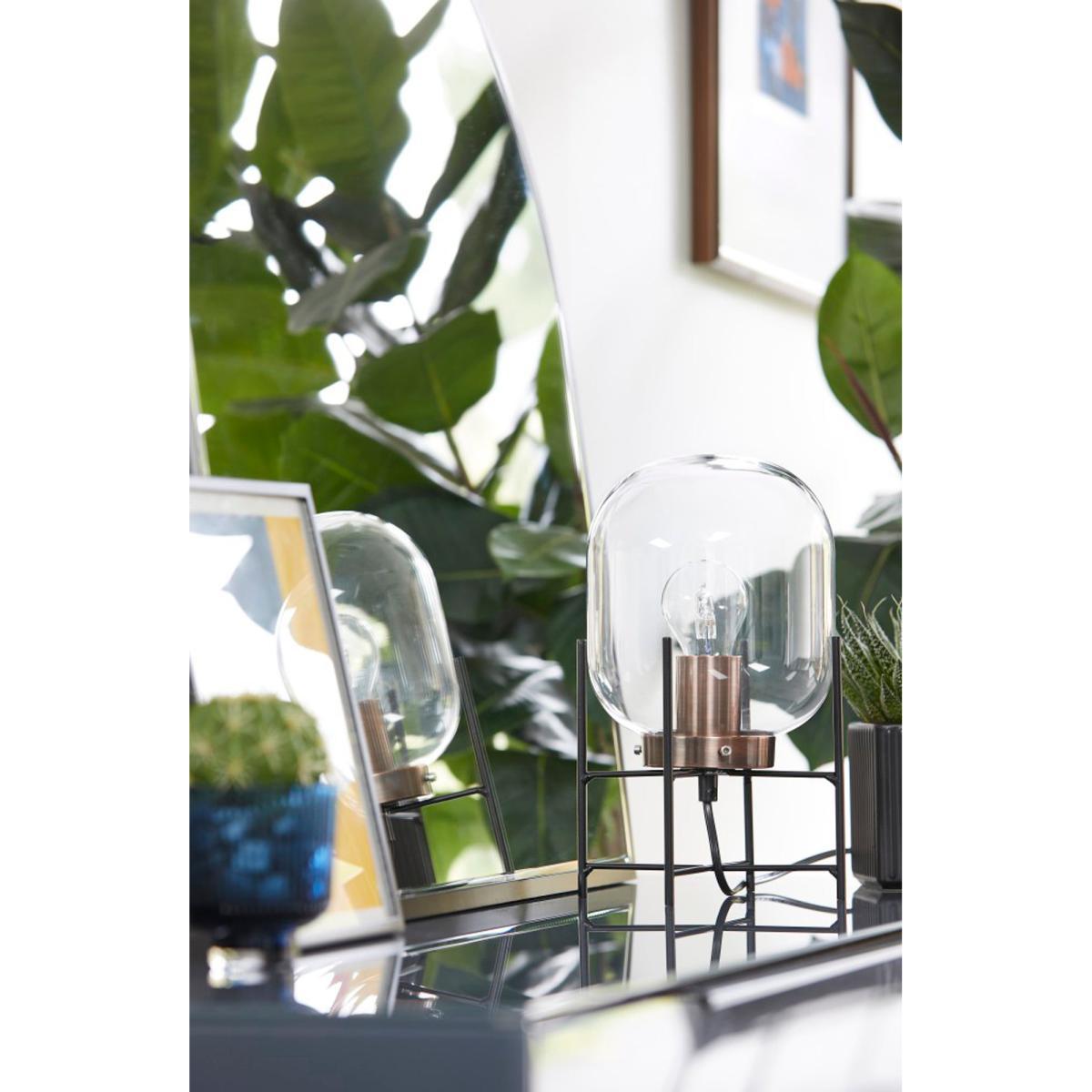 Dayo Jardinere Glass Table Lamp Black – image 6