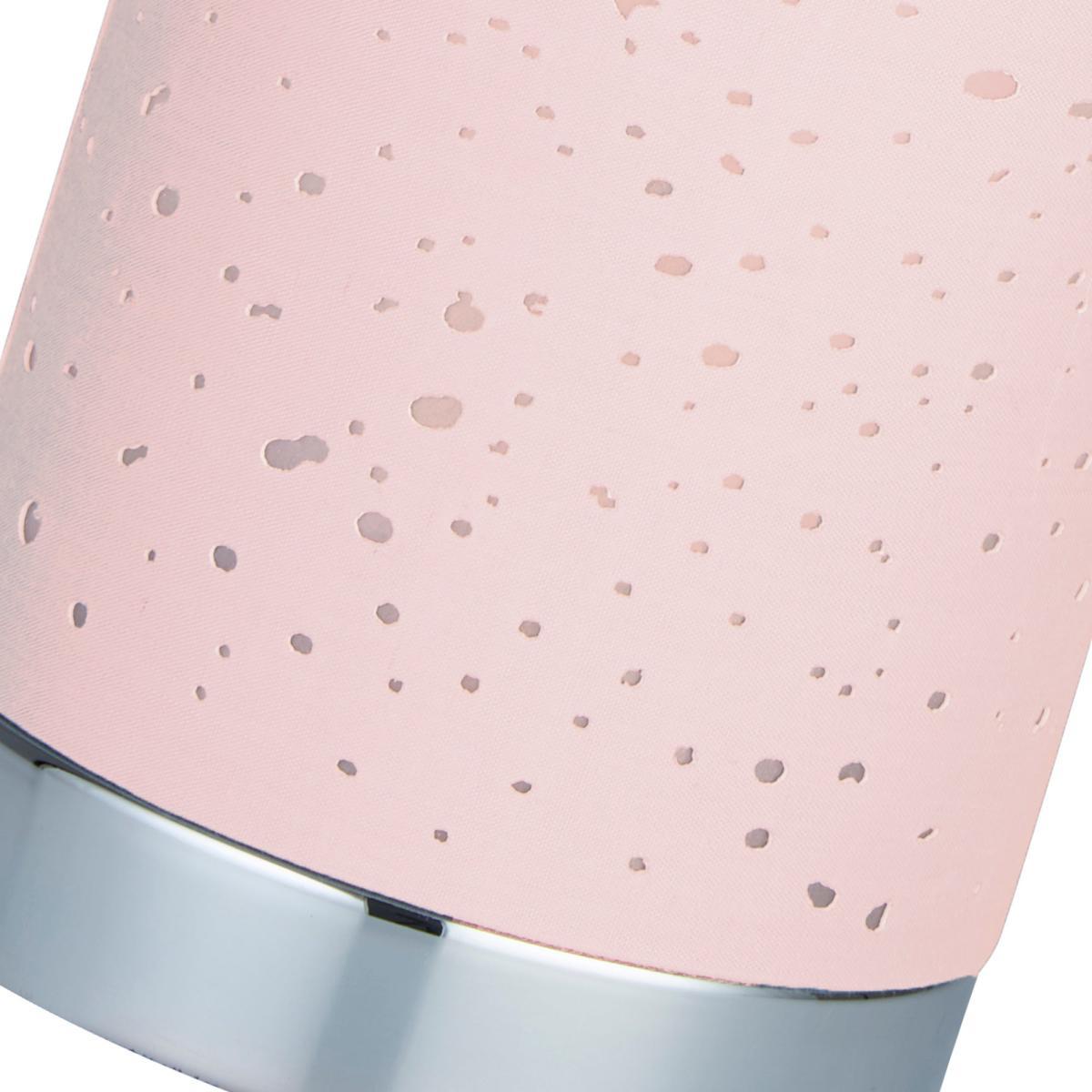 Celano Pink Table Lamp Chrome and Pink – image 3