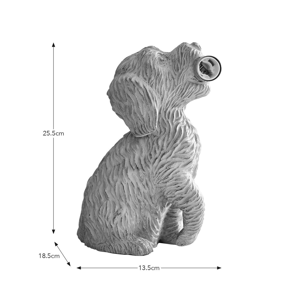 Reggie the Cockapoo Table Lamp Natural – image 6