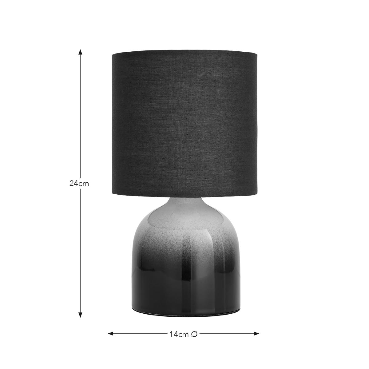 Opalle Reactive Glaze Table Lamp Bitter Chocolate (Brown) – image 6