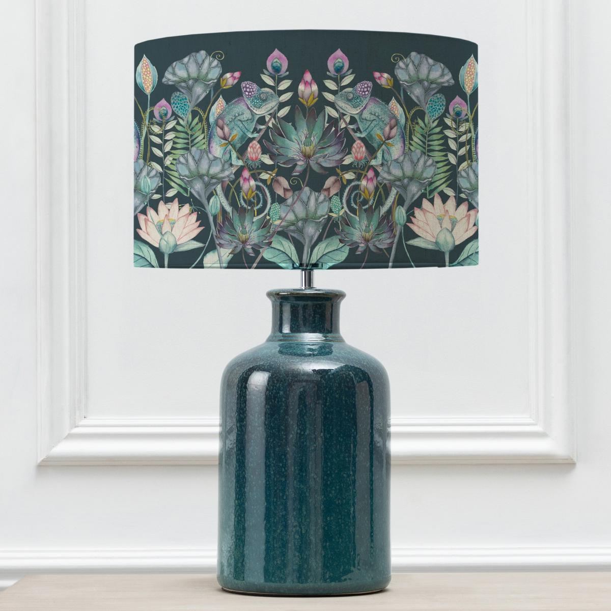 Elspeth Table Lamp with Osawi Shade Osawi Emerald Green – image 2