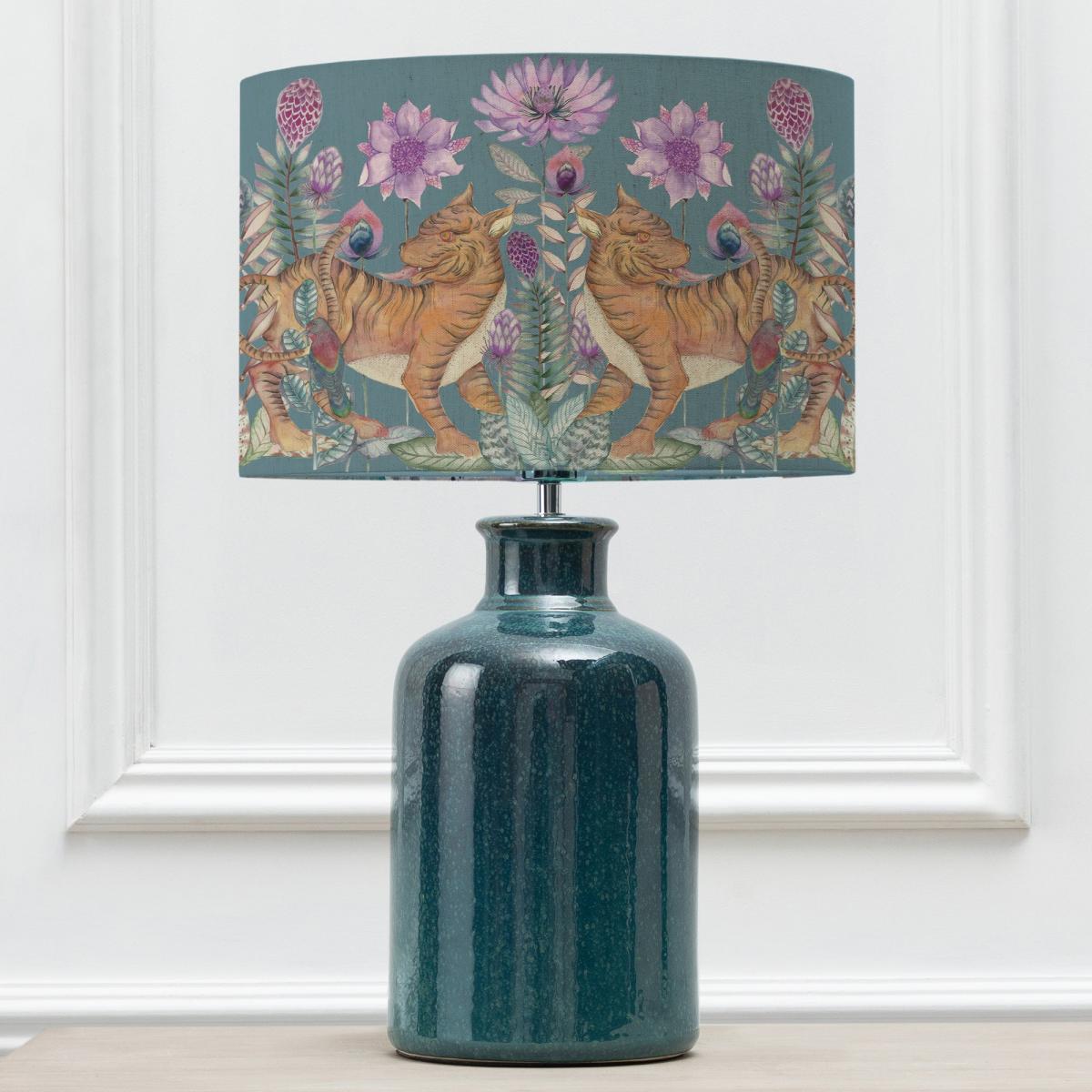 Elspeth Table Lamp with Baghdev Shade Baghdev Navy Blue – image 2