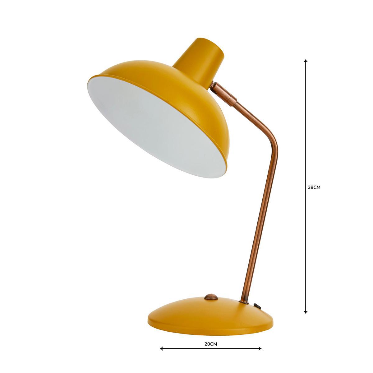 Elements Leiden Ochre Desk Lamp Ochre – image 5