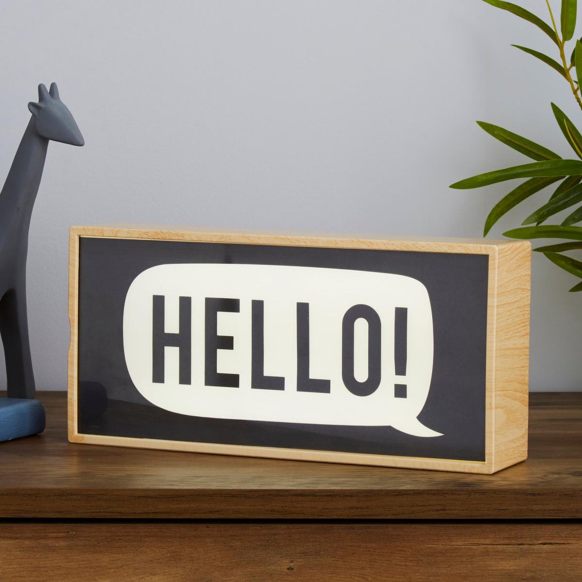 Interchangable Sign Light Box Natural – image 2