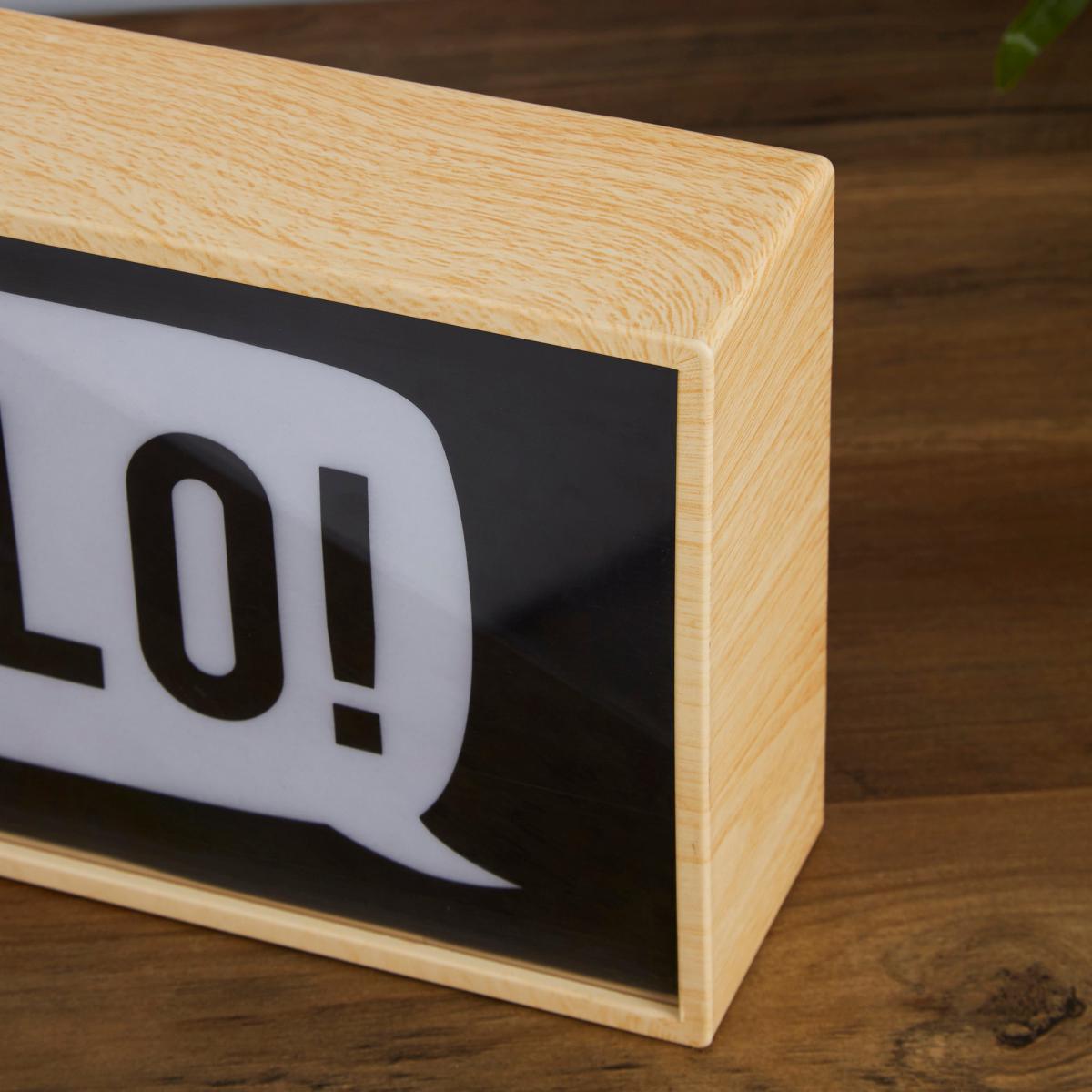 Interchangable Sign Light Box Natural – image 4