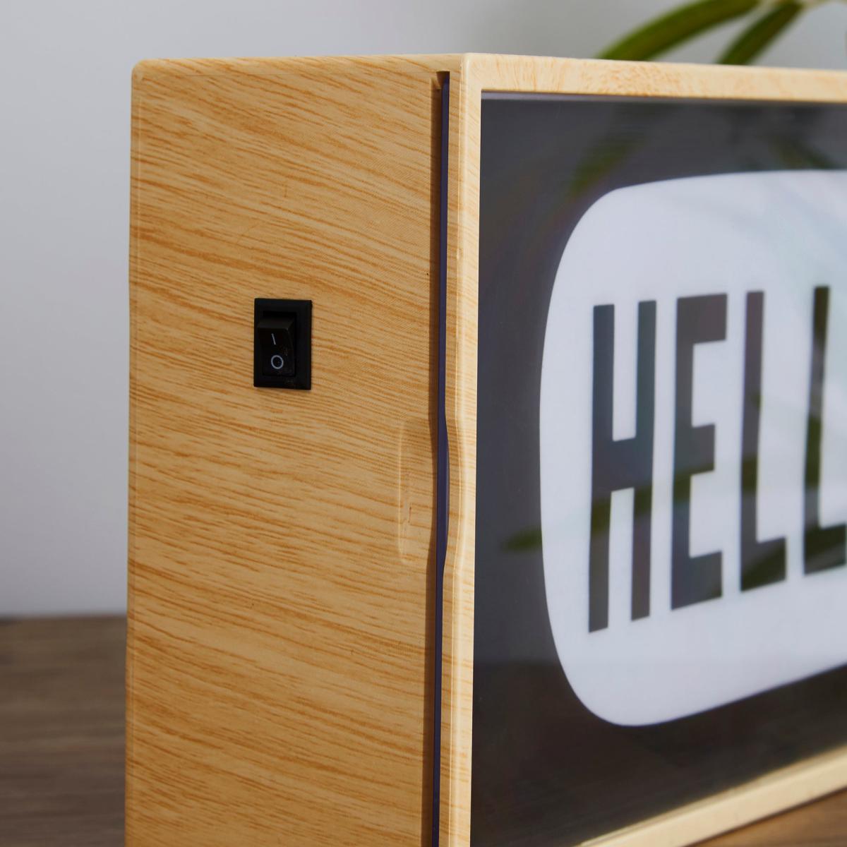 Interchangable Sign Light Box Natural – image 6