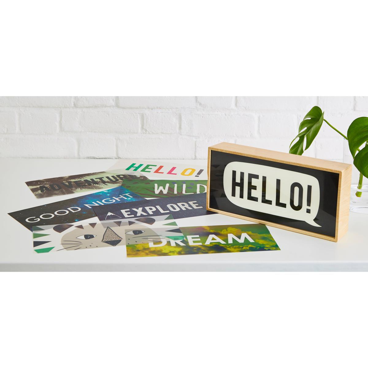Interchangable Sign Light Box Natural – image 7