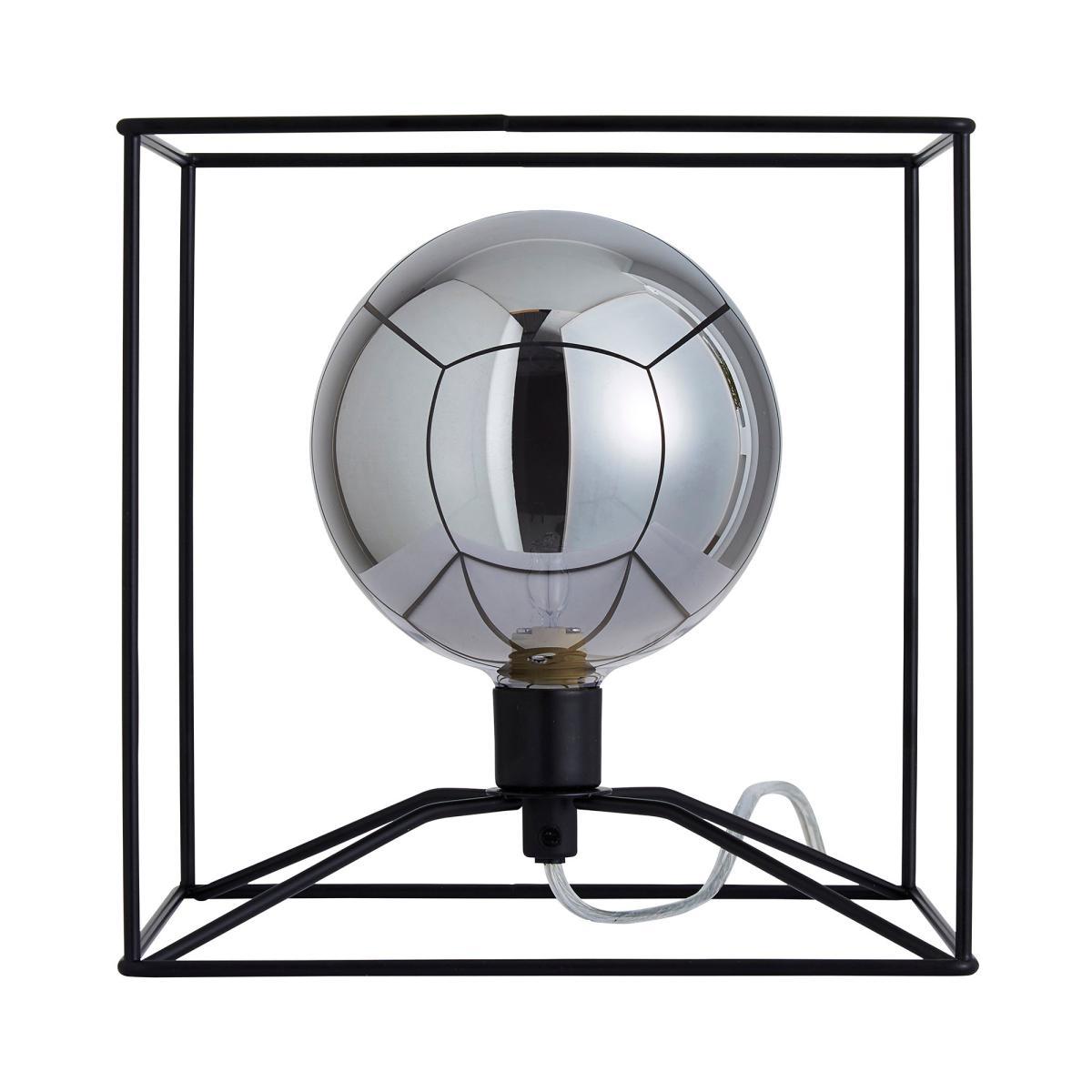 Elena Glass Table Lamp Black and Clear – image 5