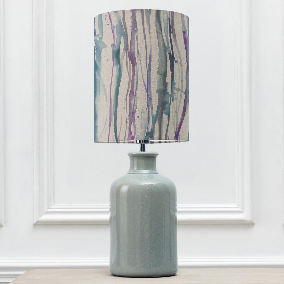 Elspeth Table Lamp with Falls Shade Falls Indigo Blue – image 2