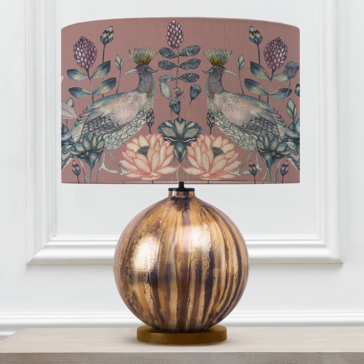 Belina Table Lamp with Ahura Shade Ahura Mauve Purple – image 2