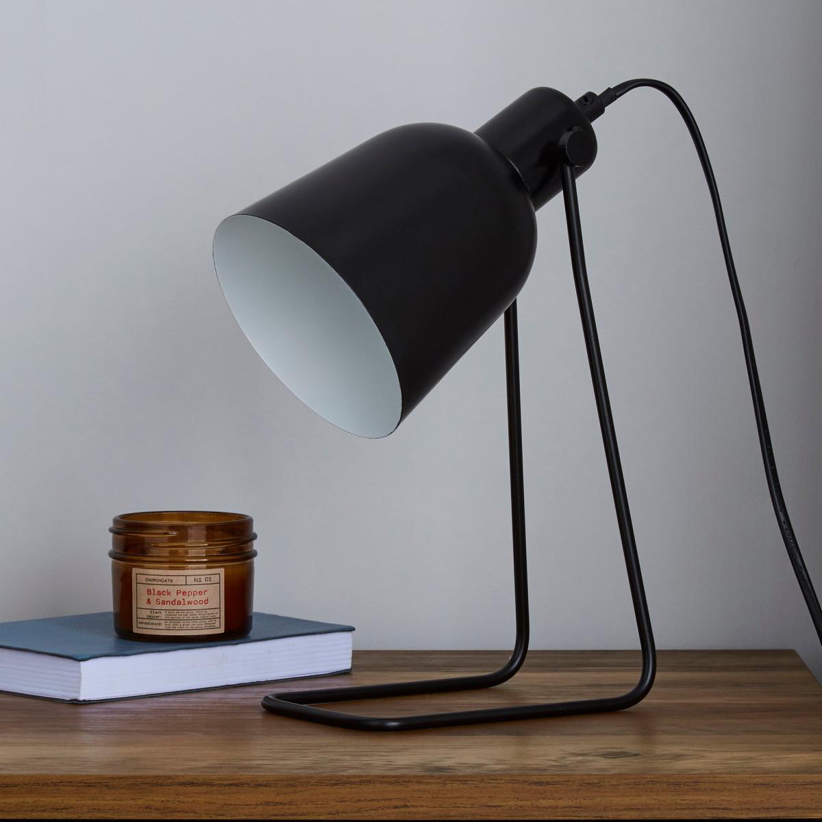 Sivas Leaning Wire Black Task Desk Lamp Black – image 2