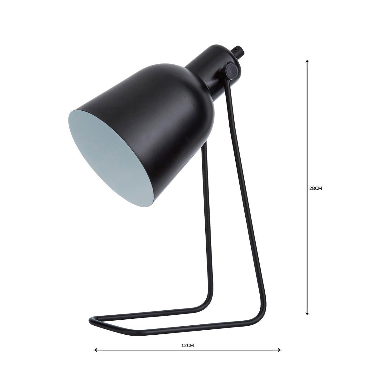 Sivas Leaning Wire Black Task Desk Lamp Black – image 5