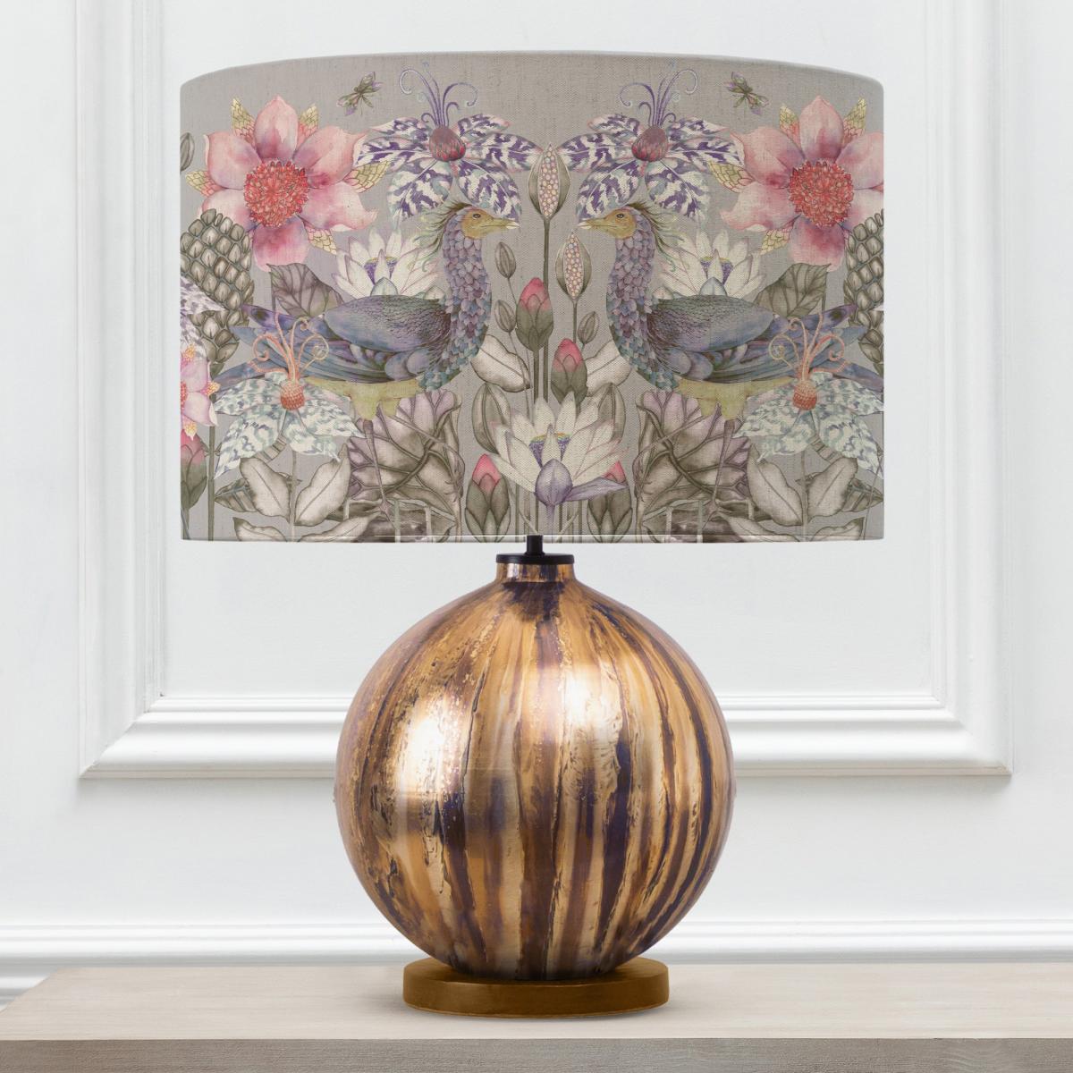 Belina Table Lamp with Acanthis Shade Bronze – image 2