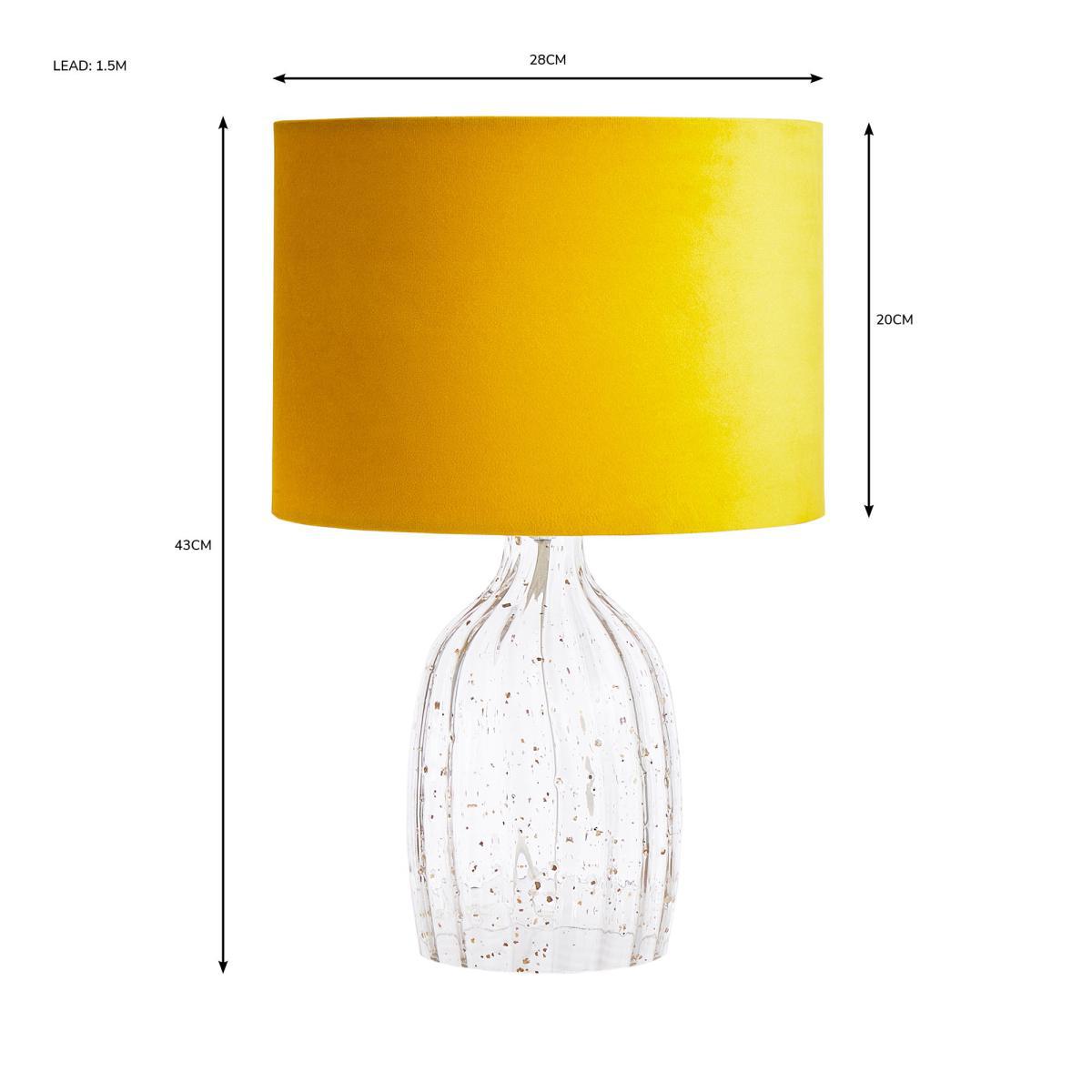 Tamara Table Lamp Ochre – image 6