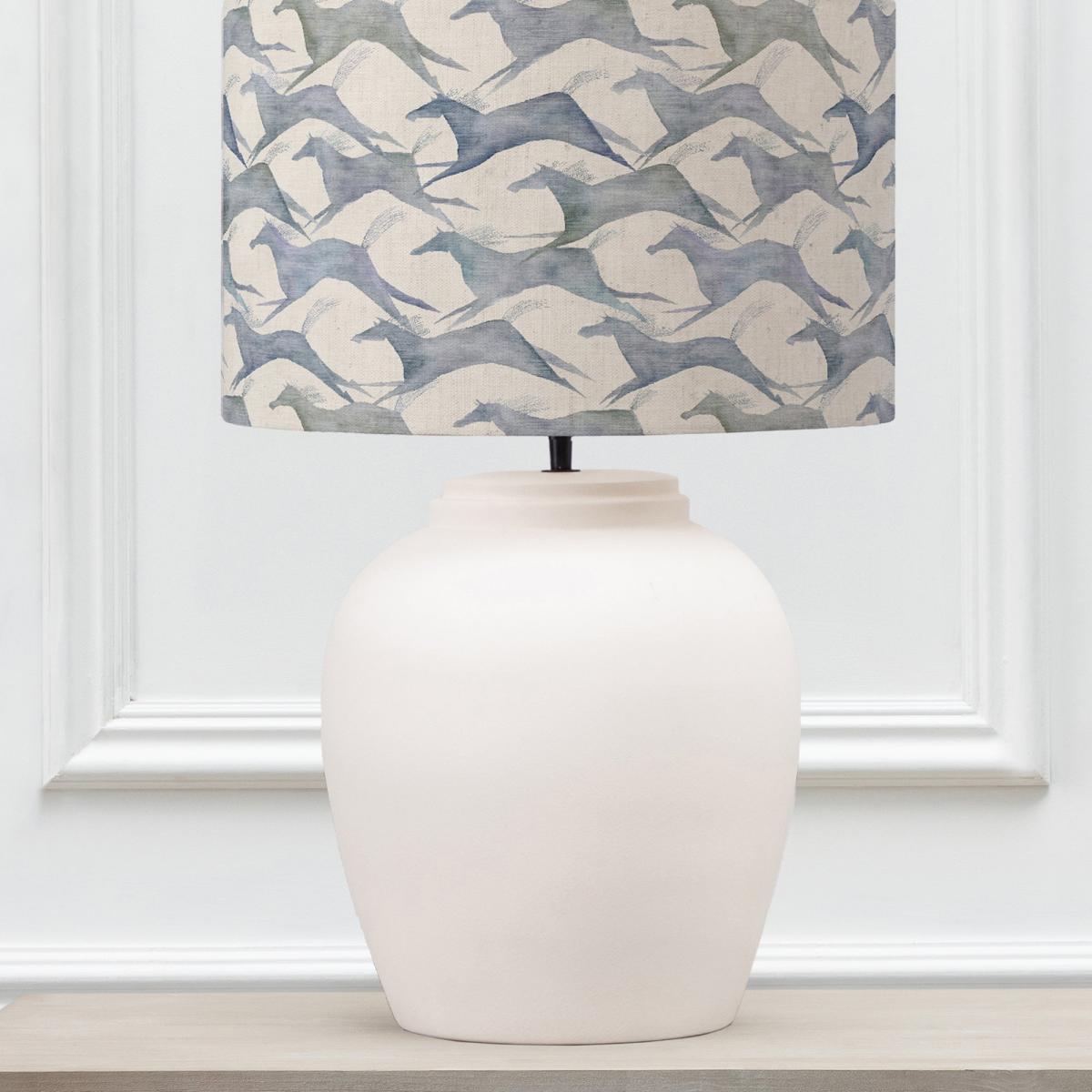 Evora Table Lamp with Dakota Shade Dakota River Blue – image 2