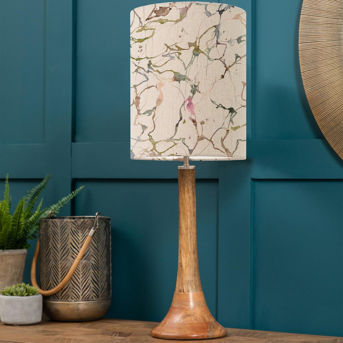 Kinross Table Lamp with Carrara Shade Carrara Meadow Green – image 1
