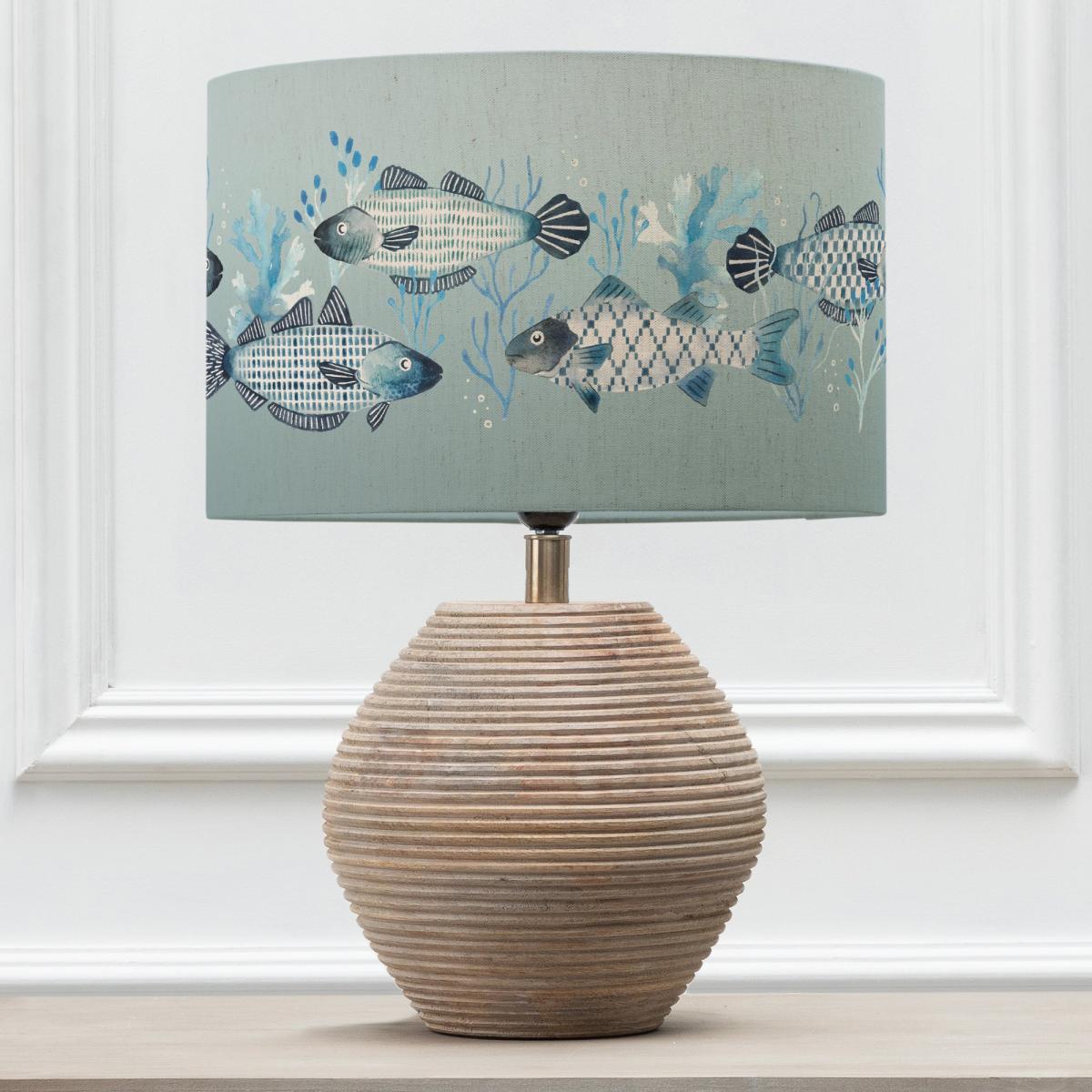 Cerys Table Lamp with Barbeau Shade Seafoam (Blue) – image 2