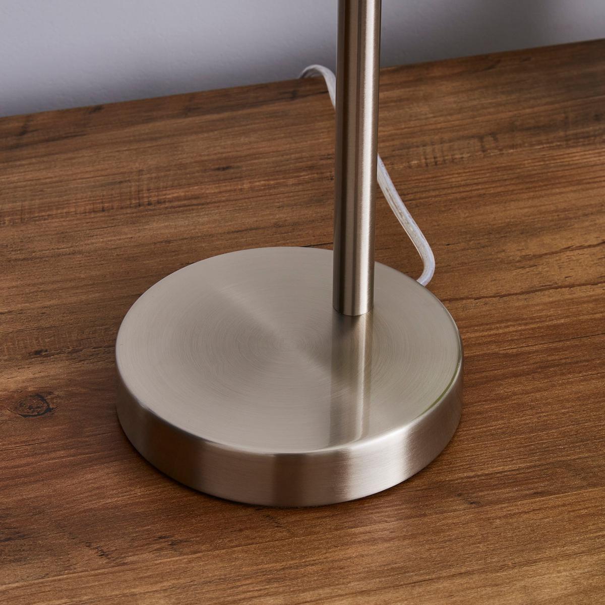 Talis Integrated LED Touch Dimmable Table Lamp Nickel – image 4