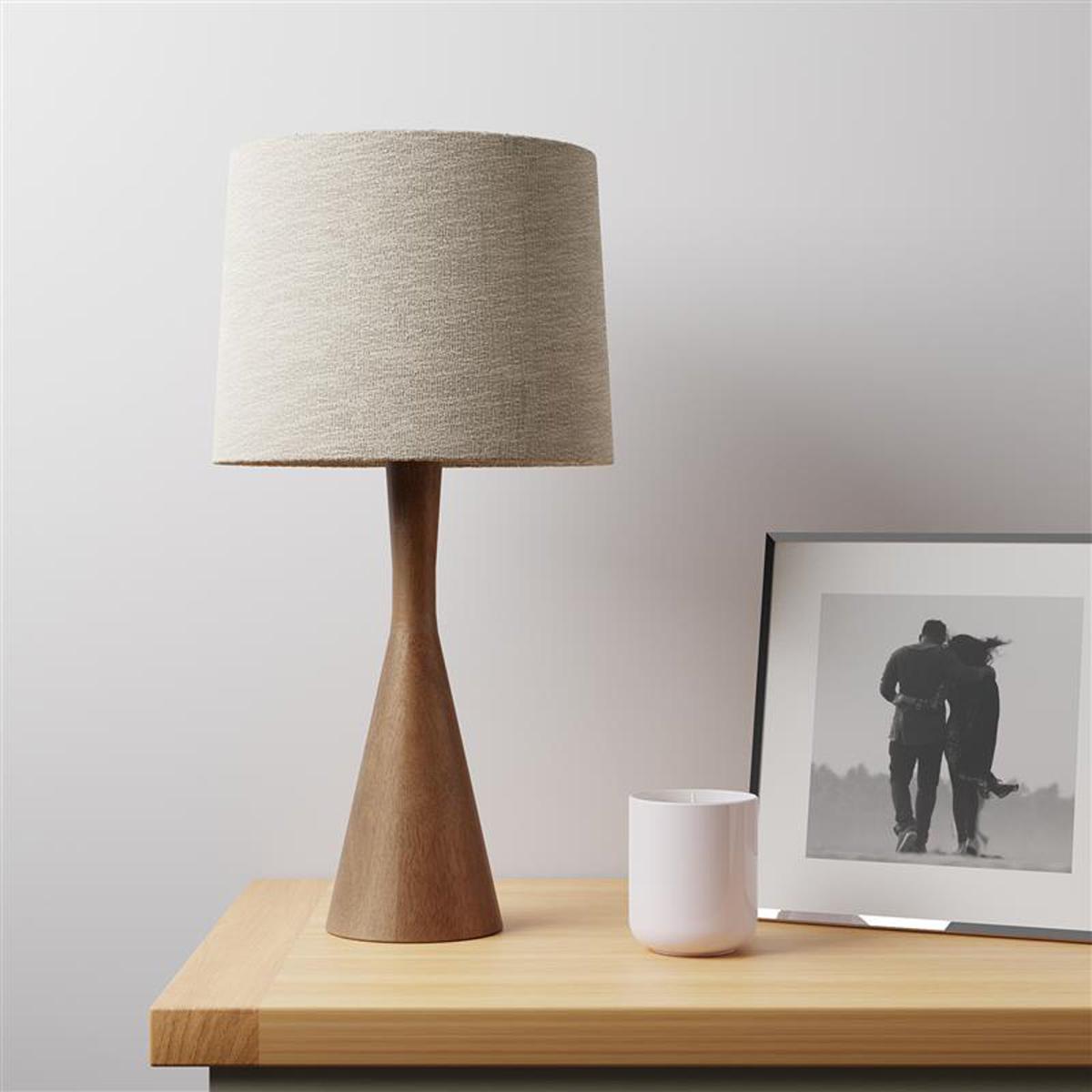 Nala Mango Wood Table Lamp Brown – image 2