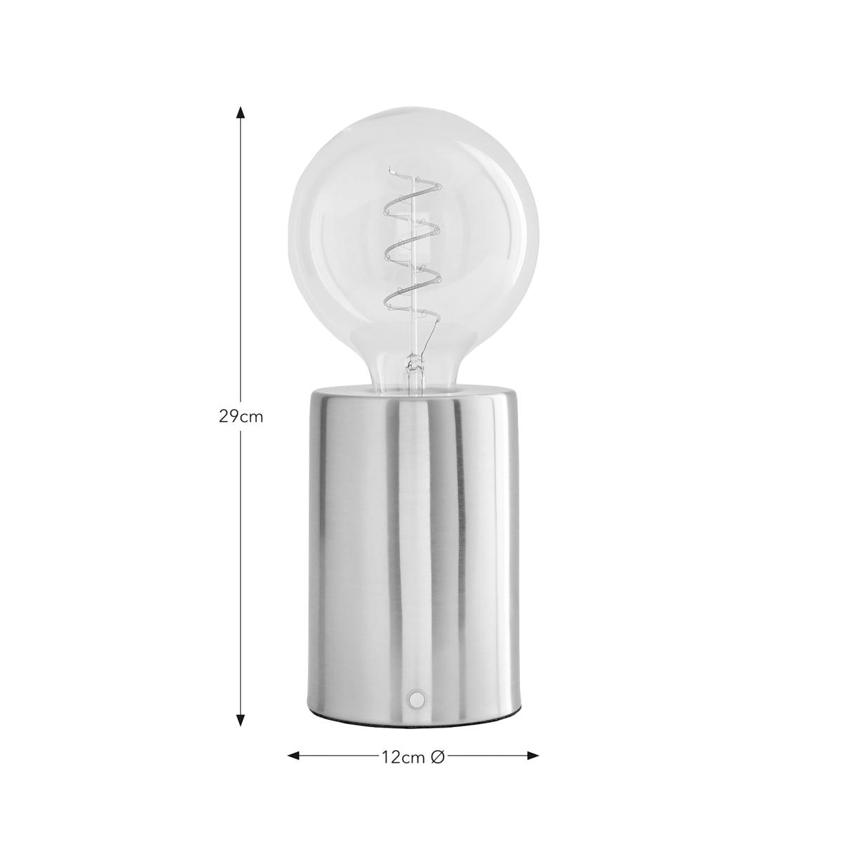 Nesa Rechargable Touch Table Lamp Silver – image 6