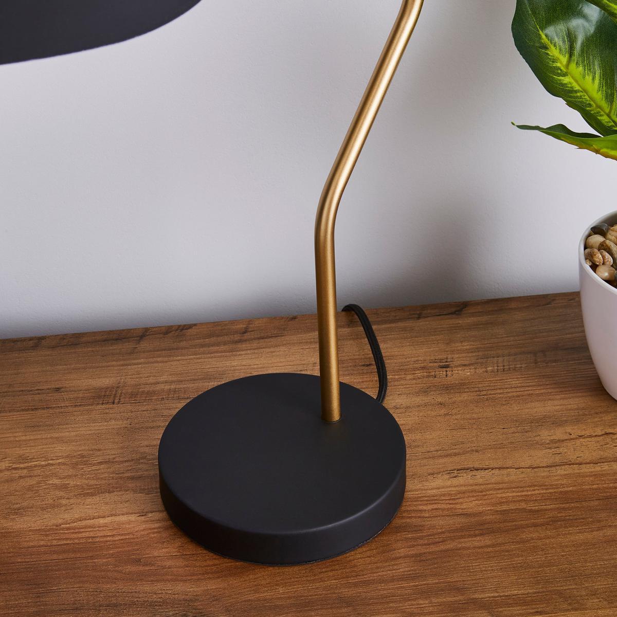 Savona Task Table Lamp Black Black – image 4