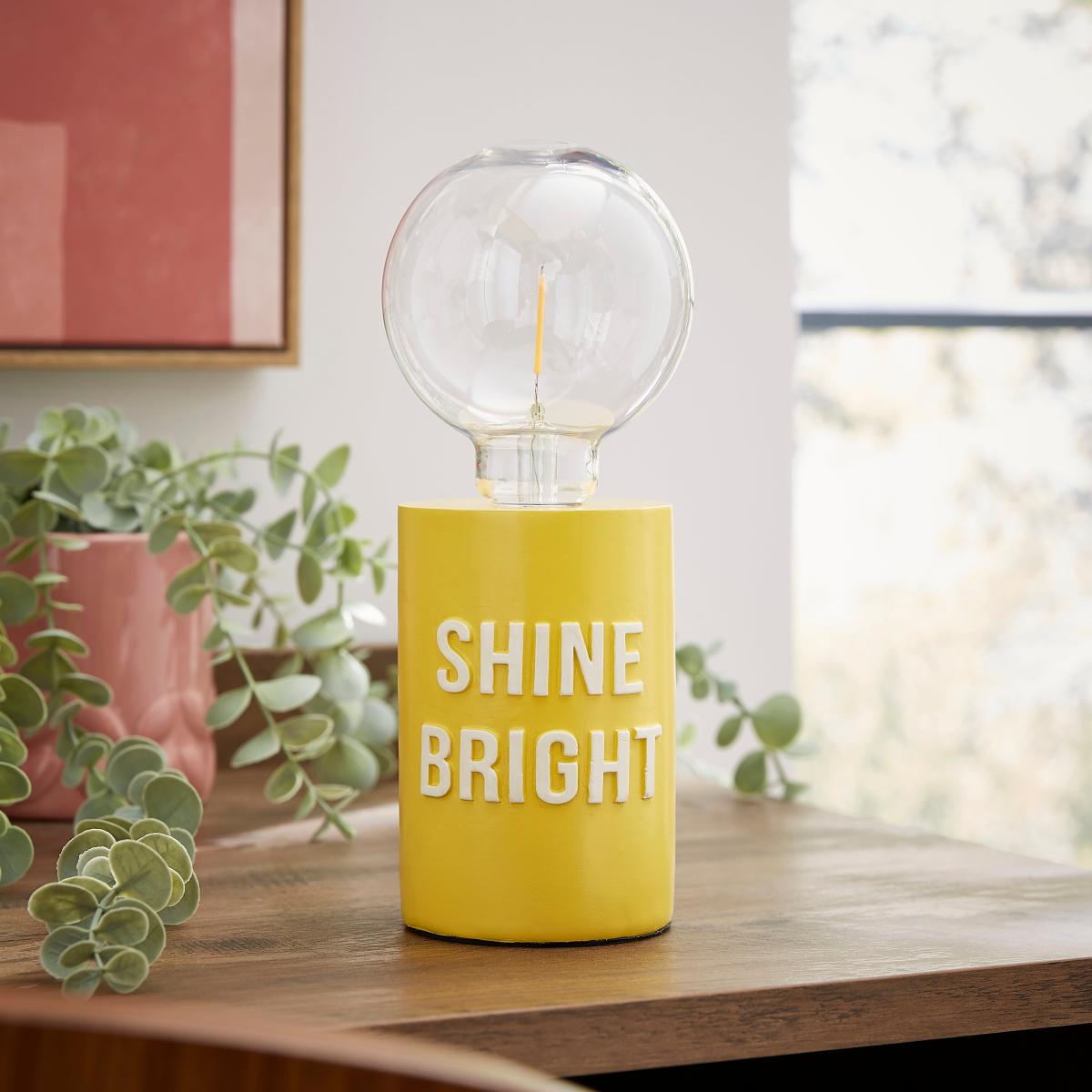Shine Bright Bulb Holder Yellow – image 2