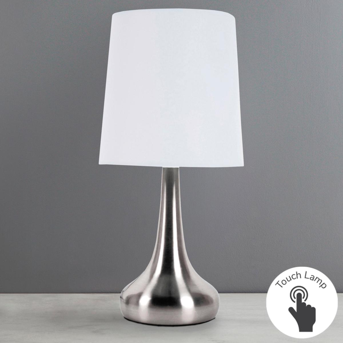 Rimini Set of 2 Cream Touch Dimmable Lamps Cream – image 7