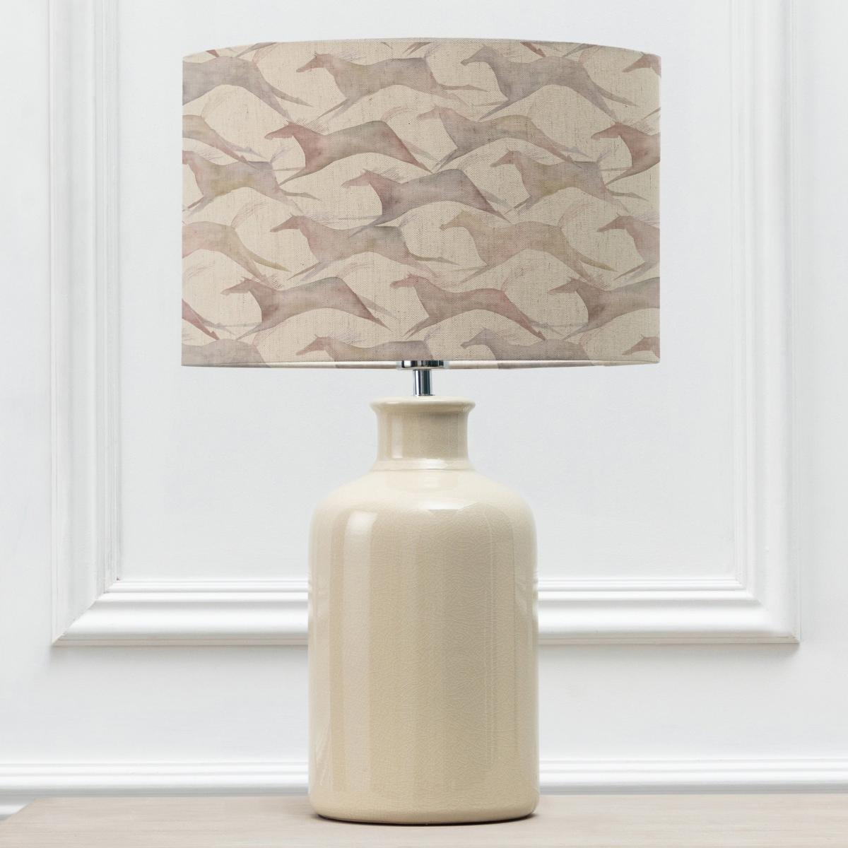 Elspeth Table Lamp with Dakota Shade Dakota Mid Brown – image 2
