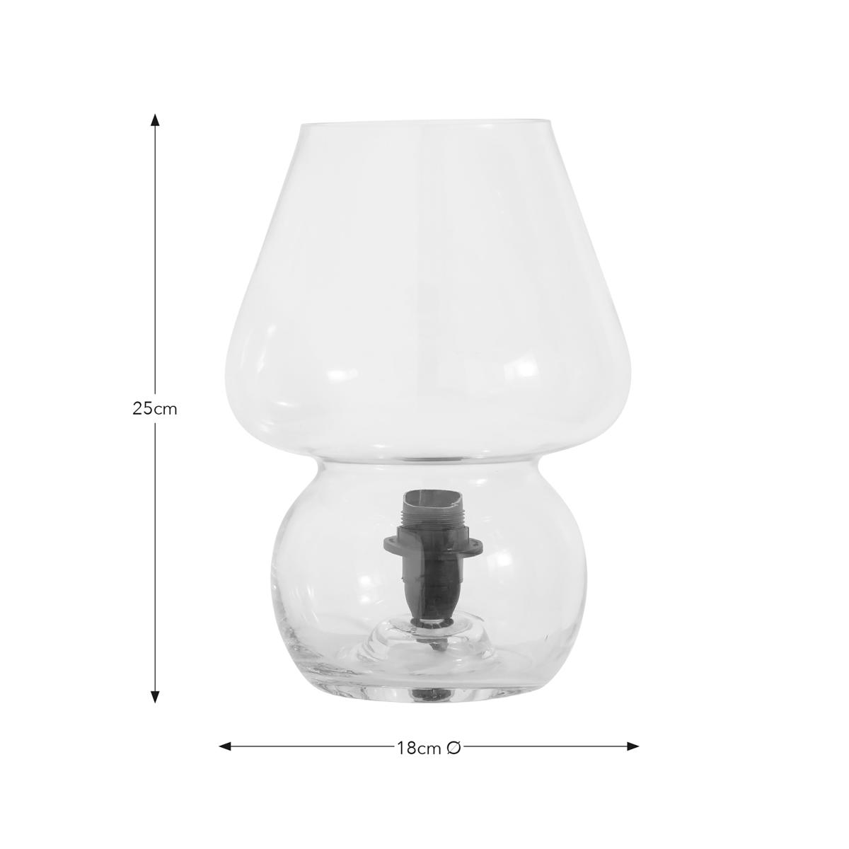 Evy Glass Table Lamp Clear – image 5