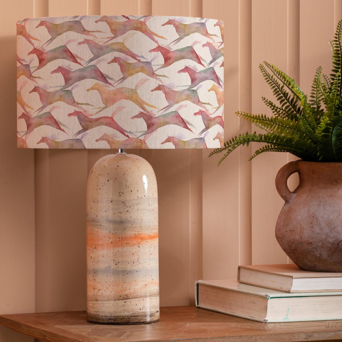 Ocefina Table Lamp with Dakota Shade Dakota Sand Beige – image 1