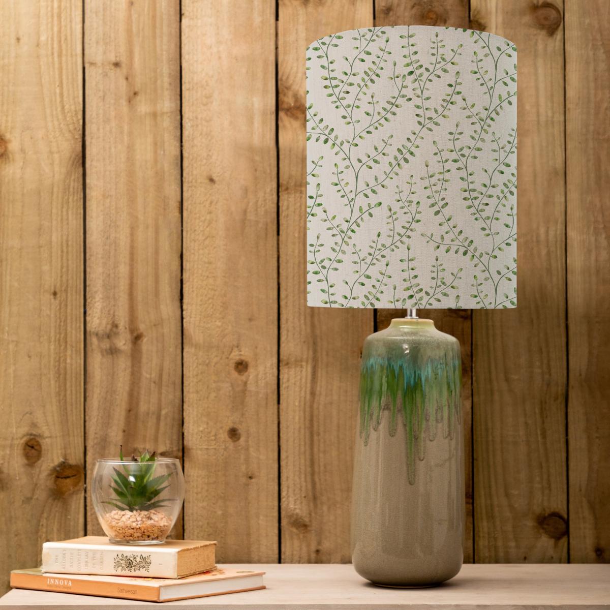 Neo Table Lamp with Eden Shade Eden Apple Green – image 1