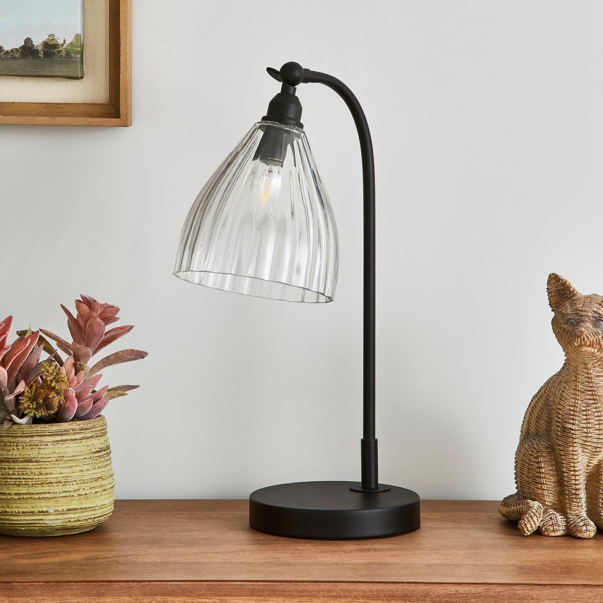Churchgate Allexton Black Desk Lamp Black – image 2