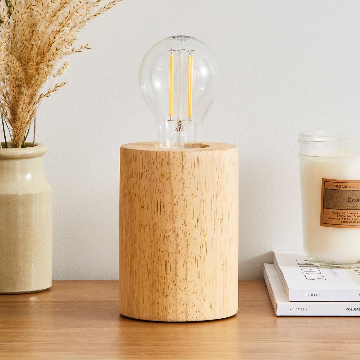 Paint Your Own Bulb Holder Table Lamp Natural – image 2