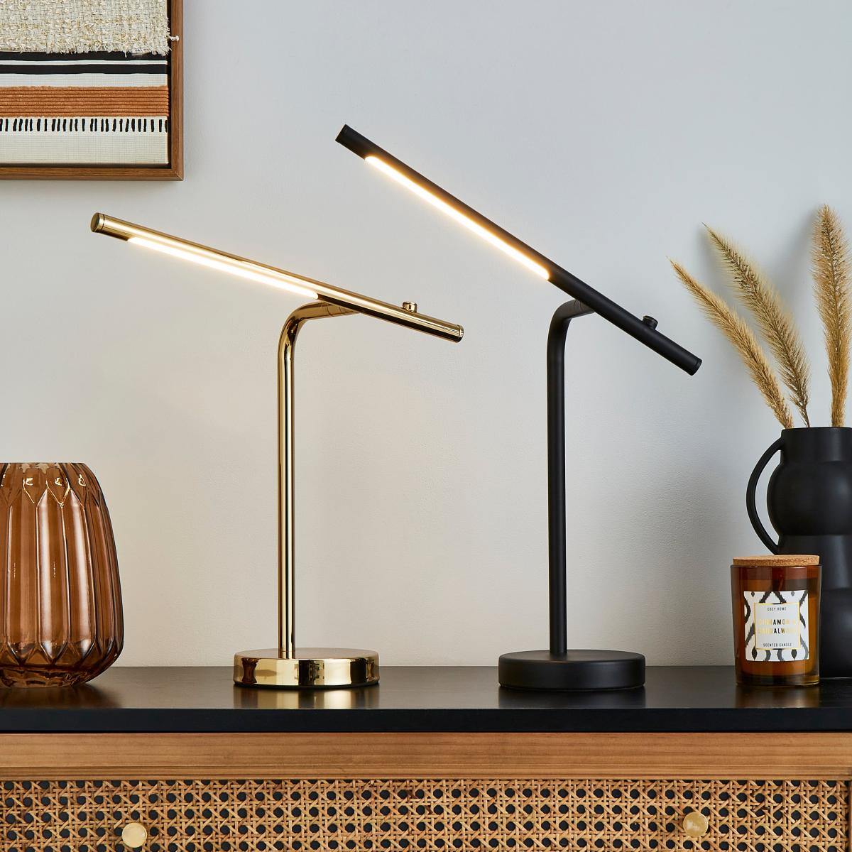 Jackson Integrated LED Dimmable Table Lamp Gold – image 5