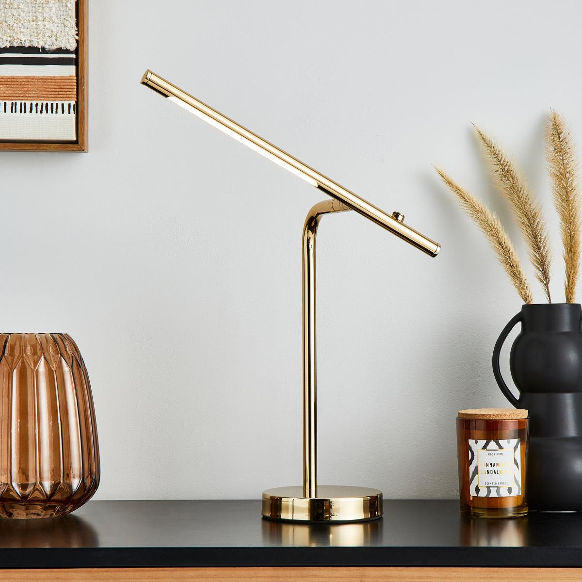 Jackson Integrated LED Dimmable Table Lamp Gold – image 1