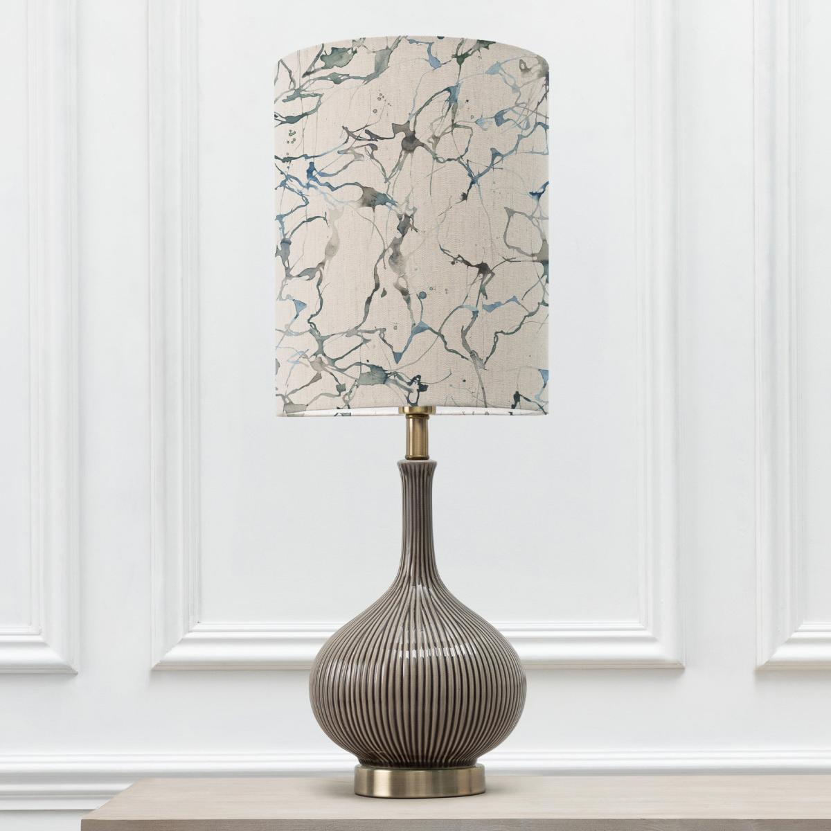 Ursula Table Lamp with Carrara Shade Carrara Frost Grey – image 2