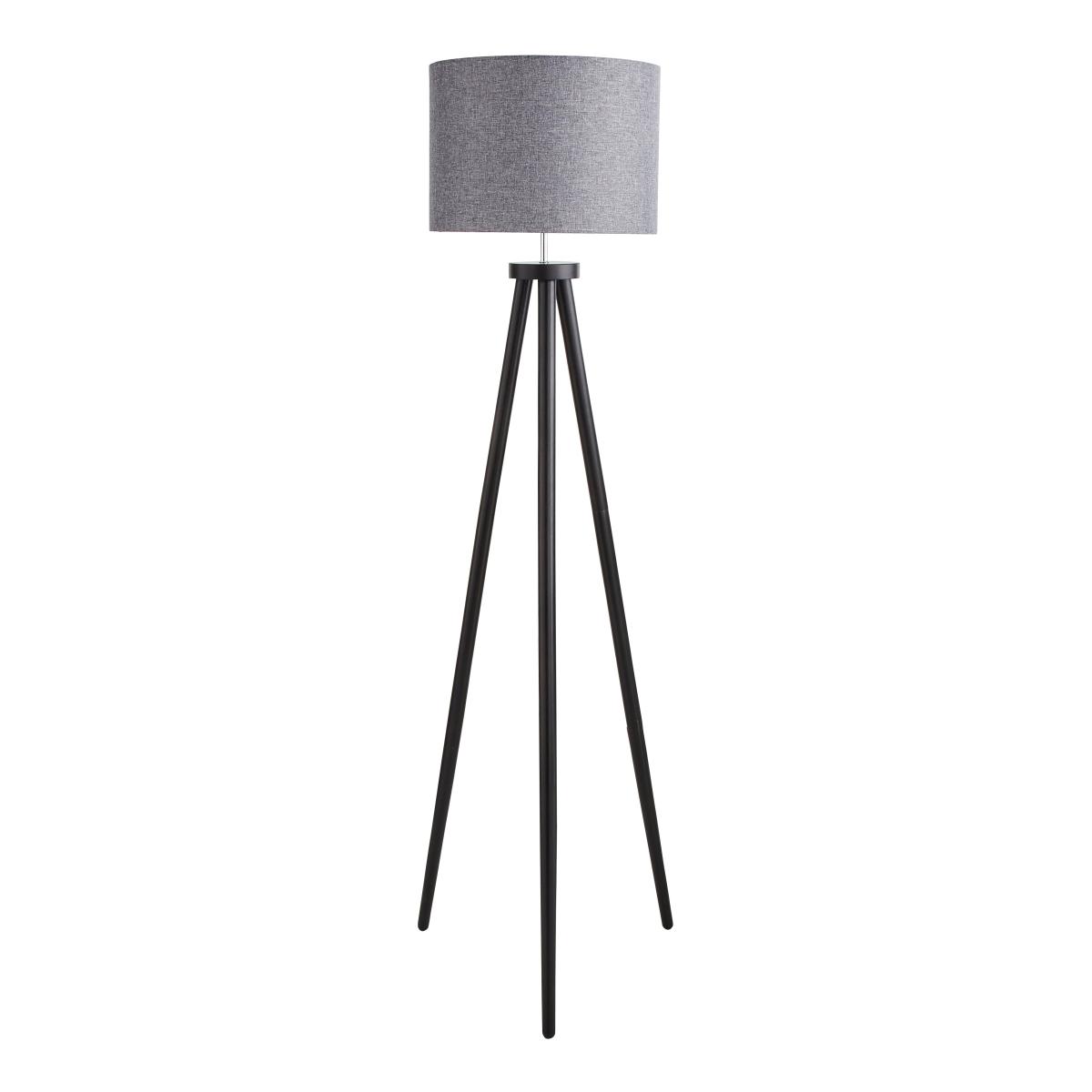 Jandia Wooden Tripod Floor Lamp Black – image 5